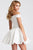 JVN57854 Off-Shoulder Corset Flare Dress