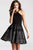 JVN58123 Halter Neck A-Line Dress