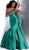 Jovani - JVN59249 Sleek Strapless Sweetheart Mermaid Dress in Green