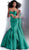 Jovani - JVN59249 Sleek Strapless Sweetheart Mermaid Dress in Green