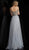 Jovani - JVN62621 Beaded Plunging Off-Shoulder Tulle A-line Dress In Blue