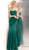Jovani - JVN62712 Strapless Lace Sweetheart Long Trumpet Dress in Green