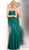 Jovani - JVN62712 Strapless Lace Sweetheart Long Trumpet Dress In Green