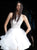 Jovani - Ornate Halter Mesh A-line Dress JVN64115 In White