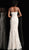 Jovani - JVN65529 Embroidered Sweetheart Evening Dress in Neutral