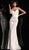 Jovani - JVN65529 Embroidered Sweetheart Evening Dress in Neutral