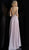 Jovani - JVN66050 Crystalline Bodice Plunging Halter Gown In Purple