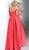 Jovani - JVN66894 Pleated Off-Shoulder Ballgown In Red