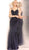 Jovani - JVN66969 Embellished V-neck Trumpet Dress With Train in Blue