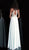 Jovani - JVN67245 Embellished Halter Chiffon A-line Dress In Green