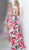 Jovani - JVN67698 Strapless Floral A-Line High Low Gown