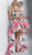 Jovani - JVN67698 Strapless Floral A-Line High Low Gown