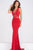 Jersey Fitted Long Dress JVN92479