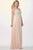 JVN98420 Pearl Embellished Chiffon Dress