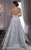 MNM Couture - K3542 Off-Shoulder Floral Applique Ballgown in Purple