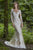 Janique K6431 - Long Floral Lace Illusion Gown in White and Neutral