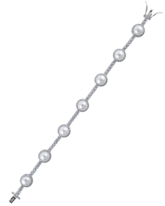 CZ by Kenneth Jay Lane - Dazzling Freshwater Pearl Bracelet
