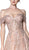 Cinderella Divine - KC19070 Embellished Lace Off-Shoulder Tulle Gown In Pink