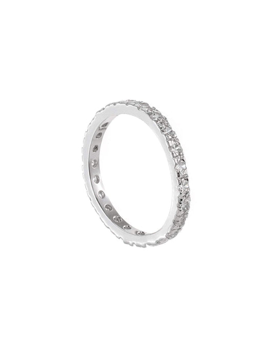 CZ by Kenneth Jay Lane - Classic Round Eternity Band