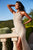 Sherri Hill - 52368 Beaded Halter Fitted Long Dress In Neutral and Silver