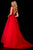 Sherri Hill - 11335 Beaded Embroidered Tulle V Neck A Line Dress In Blue