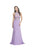 Aspeed Design - L1382 Multi-Beaded Halter Jersey Evening Dress