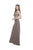 Aspeed Design - L1382 Multi-Beaded Halter Jersey Evening Dress