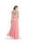 Aspeed - L1419 Embellished Illusion Bodice A-Line Prom Dress
