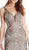 Dazzling Deep V-neck Trumpet Prom Dress