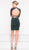 Colors Dress - 1986 Bodycon Long Sleeve Cocktail Dress in Green