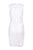 Nina Leonard - L7386A Lace Jewel Neck Fitted Dress In White