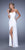 La Femme - 21115 Embroidered Sweetheart Sheath Dress in White