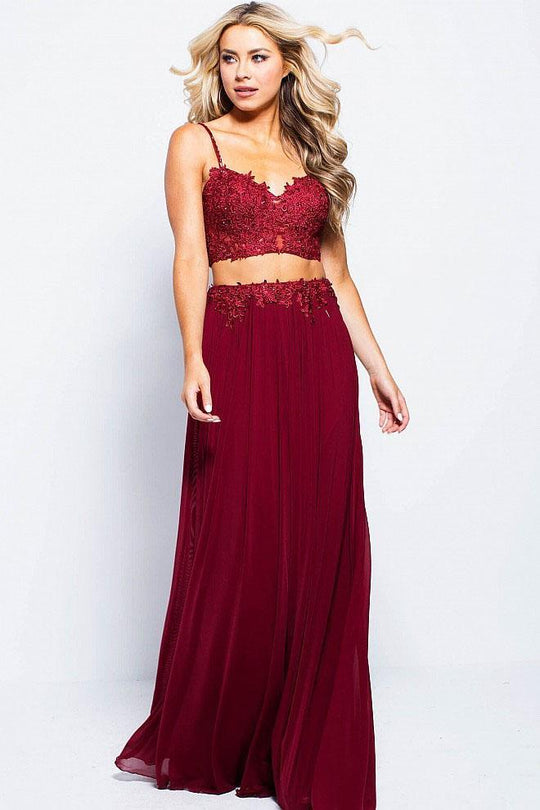 JVN51117 Two Piece Sweetheart A-line Dress