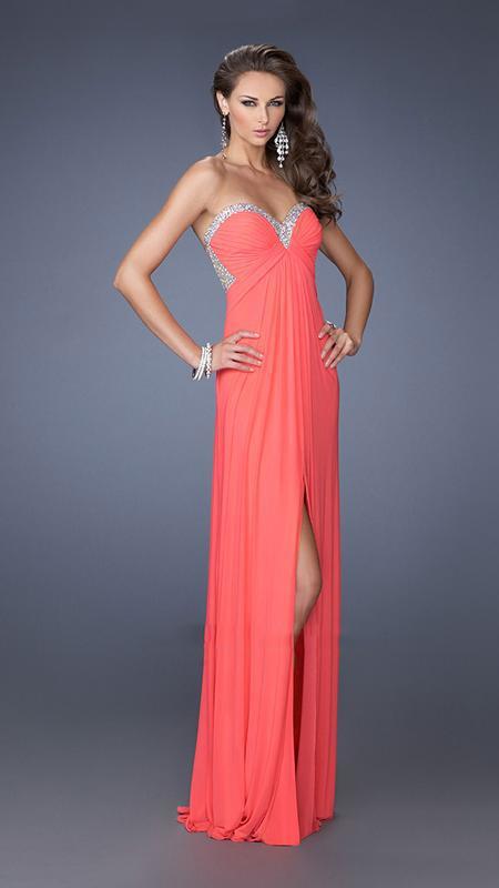 La Femme - Prom Dress 19703 in Pink