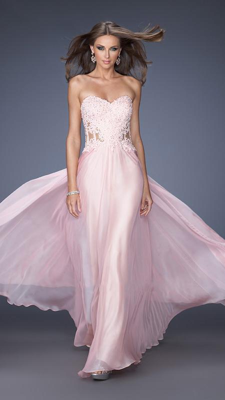 La Femme - Prom Dress 19730 in Pink
