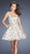 La Femme - Short Dress 20063 in White and Neural