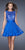 La Femme - 20429 Sleeveless Lace Jewel A-Line Cocktail Dress In Blue
