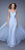 La Femme  - 20448 Ornate Strapped Interlaced Gown In Blue