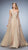 La Femme - 20639 Weaved Asymmetrical Bodice Gown In Neutral