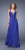 La Femme - 20995 Plunging Sweetheart Layered Gown In Blue and Purple