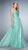 La Femme - 21257 Strapless Woven Bodice Gown In Green