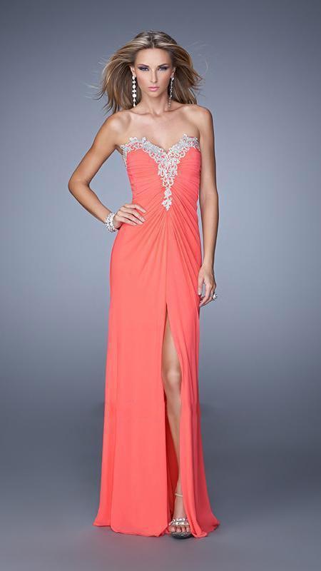 La Femme - 21275 Prom Dress in Pink