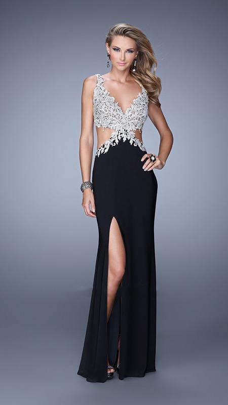 La Femme - 21281 Prom Dress in Black