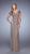 La Femme - 21690 Ruched V-Neck Sheath Dress In Brown