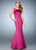 La Femme - 21926 Embellished Bateau Mermaid Dress In Pink