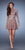 La Femme - 23321 Shimmering Bateau Long Sleeves Cocktail Dress In Pink and Gold