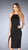 La Femme - 25083 Halter Neck Sheath Dress in Black