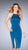 La Femme - 25083 Halter Neck Sheath Dress in Blue