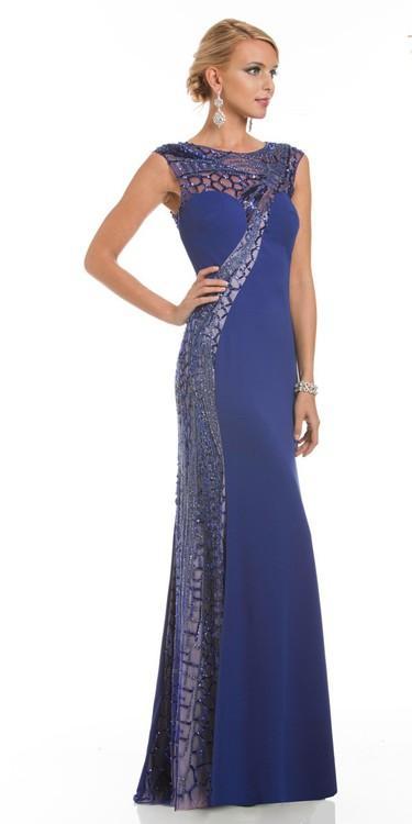 Lara Dresses - 32554 Gown in Royal