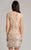 Lara Dresses - 33034 Embellished Short Sleeves Cocktail Dress In Neutral and Multi-Color